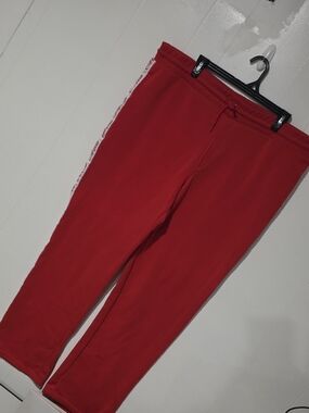 Coca Cola Red Branded Fleece Sweatpants.